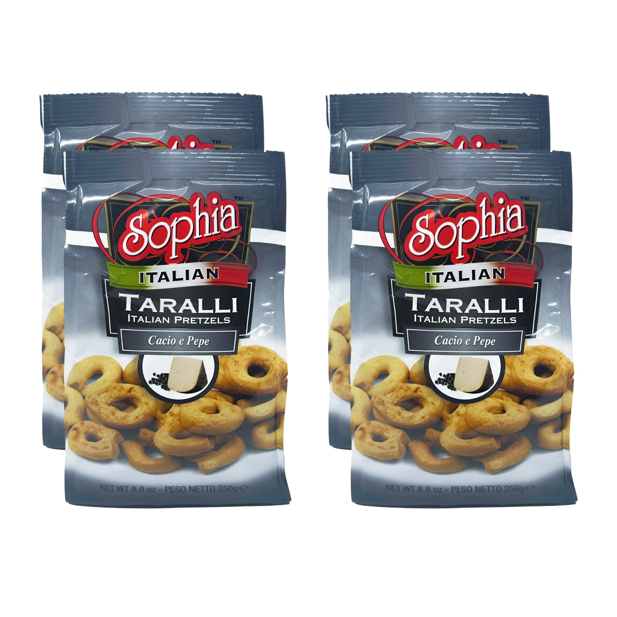 Amazon.com: Sophia Taralli Italian Pretzels - Cacio e Pepe 8.8oz